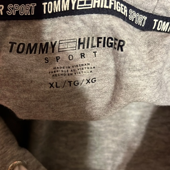 Tommy Hilfiger Sport Women’s Light Gray Pullover Hoodie XL - Picture 5 of 7
